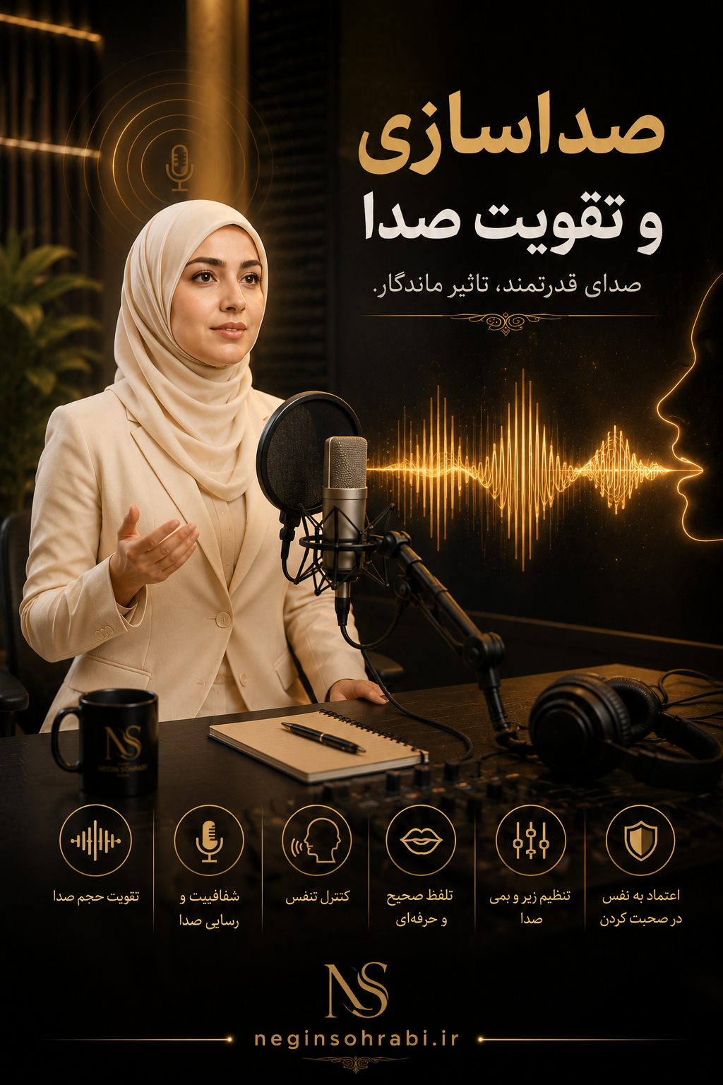 مینی‌دوره صداسازی و تقویت صدا+🎁چک‌لیست هدیه