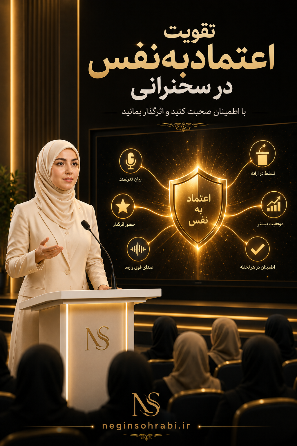 مینی‌دوره‌ی تقویت اعتماد به نفس در سخنرانی+🎁چک‌لیست هدیه